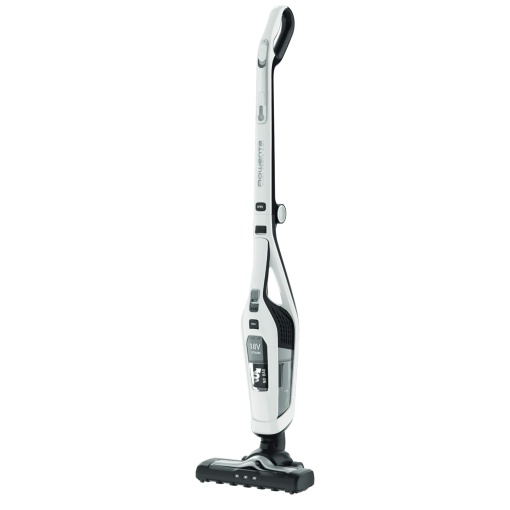 Rowenta RH6737 Aspirator fara fir fara fir 2 in 1 Dual Force | Aspirator de mana integrat | maner pliabil | foarte usor - doar 2,5 kg | Iluminat cu LED-uri | Alb