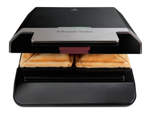 Sandwich Maker Russell Hobbs Placi antiaderente durabile Prajitor de paine sandwich usor de curatat incalzire rapida fara BPA curatare usoara depozita