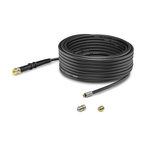Set curatare tevi Karcher PC 15 15 m duze rotative din alama si otel inoxidabil negru