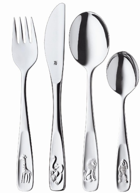 Set tacamuri pentru copii WMF FARM Cromargan 4 piese pentru varsta 3