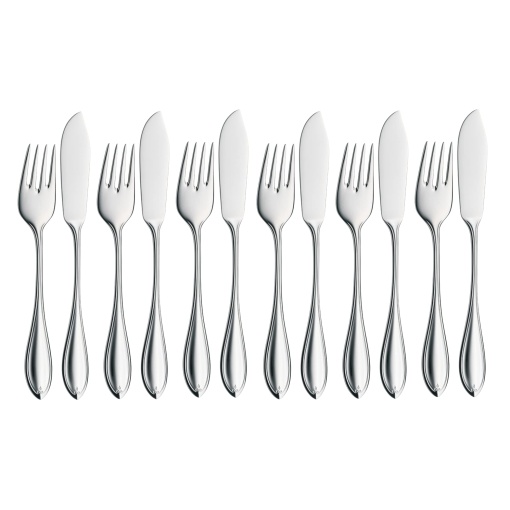 Set tacamuri pentru peste WMF Premiere 12 piese Cromargan protect rezistente la zgarieturi