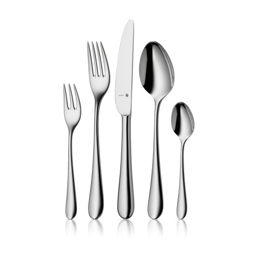 Set tacamuri WMF Merit 66 piese Cromargan Protect pentru 12 persoane rezistent la zgarieturi