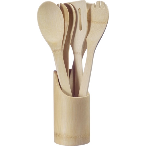 Set ustensile de bucatarie Westmark 6 piese Bambus Antiaderent Eco-Friendly