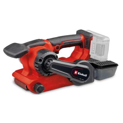 Slefuitor profesional cu banda cu acumulator Einhell TP-BS 18/457 Li BL-Solo Power X-Change (18 V, Li-Ion, motor fara perii, incl. 3x banda de slefuit P80 457x75 mm, fara baterie si incarcator), rosu