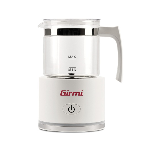Spumant de lapte Girmi ML70, 600 W, capacitate 250 ml, recipient din sticla, oprire automata, alb