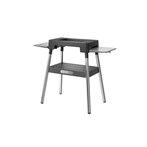 Suport grill WMF Lono 0415890011 Cromargan NegruArgintiu cu rafturi pliabile