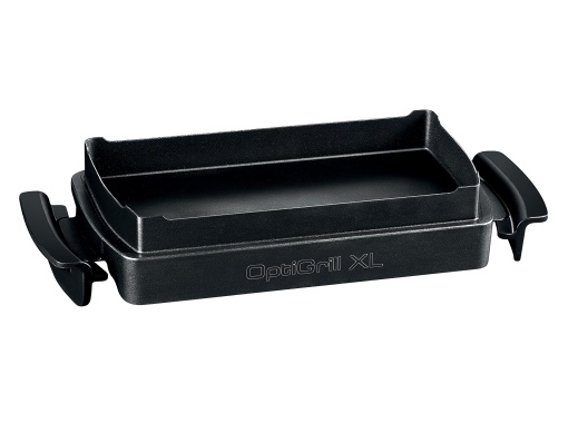 Tava de copt Tefal XA7278 OptiGrill+ XL | potrivit pentru toate modelele OptiGrill+ XL | Capacitate de 2 litri | matrita din aluminiu turnat sub presiune acoperita cu acoperire antiaderenta | Portii 4 pana la 6 | Negru