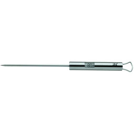 Termometru de bucatarie WMF Profi Plus digital 23 cm cu afisaj LCD termometru de bucatarie otel inoxidabil Cromargan rezistent la caldura pana la 200d