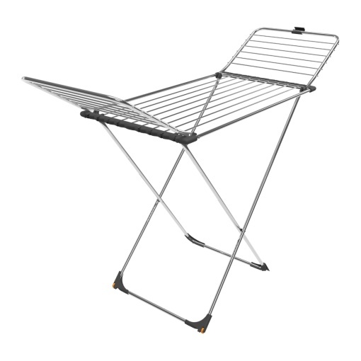 Uscare Vileda Max din otel inoxidabil Franghie de rufe grosiera fara indoituri Gratar din aluminiu pentru uz interior si exterior Pliabil
