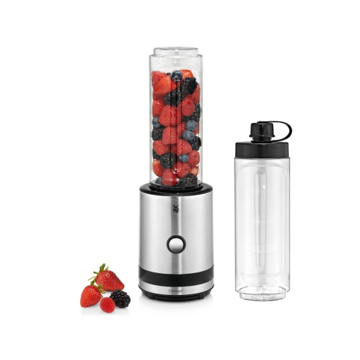 WMF Kitchen Minis Smoothie-to-go Smoothie Maker mic Mini Stand Mixer cu doua blendererecipiente pentru baut 06l 300 W otel inoxidabil mat