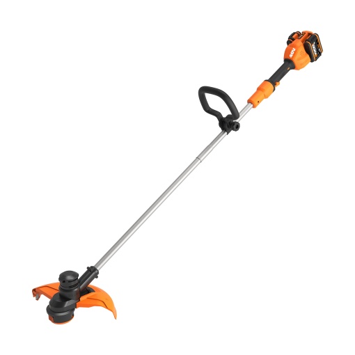 WORX WG183E Trimmer de iarba 40 V 2 x 20 V - Fir dublu si putere dubla - Diametru de taiere 33 cm - Maner reglabil si tambur de fir - inclusiv baterii