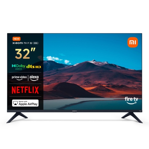 Xiaomi F 32 inchi 81 cm HD Smart TV Fire TV tuner triplu DVB-CSS2TT2 Dolby Audio DTS VirtualX DTS-HD Control vocal cu Alexa compatibil cu Apple AirPla