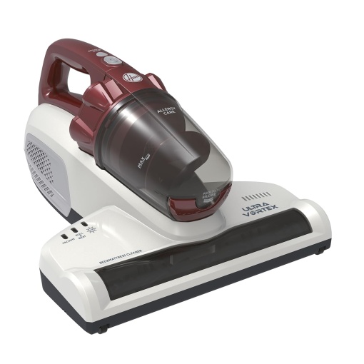 Aspirator Hoover Ultra Vortex Mite cu lumina UV, lupta impotriva plosnitelor de pat - Curatator de tapiterie elimina 99,9% bacterii, alergeni, acarieni - Curatator de saltele pentru curatare igienica, pentru persoanele alergice
