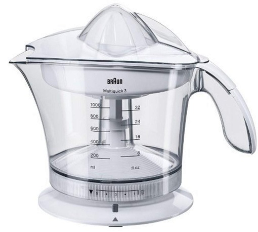 Braun Multiquick 3 MPZ9 Storcator de citrice (20 W, 1,4 Kg) alb