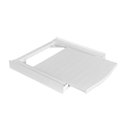 Cadru intermediar Xavax cu placa extensibila din plastic cadru de conectare pentru masina de spalat si uscator kit intermediar cu extragere ca raft pe