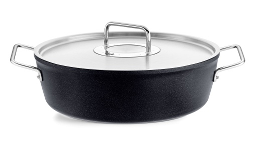 Caserola Fissler Adamant/Aluminiu (O 28 cm, 4.3L) Caserola acoperita cu capac metalic, antiaderenta - inductie
