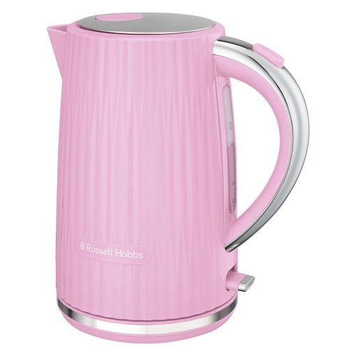 Ceainic Russell Hobbs [1,7L 2400W] Eden Raspberry, accente din otel inoxidabil (filtru de var detasabil, deschidere capac prin simpla atingere a unui buton, indicator de nivel al apei, comutator luminos, fara BPA) Ceainic 27362-70