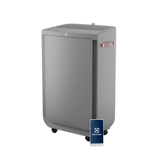 Electrolux Pure Multi 700, purificator de aer, Wi-Fi, functie ventilator, aer curat, filtrare HEPA in 4 trepte, 73 m2 max, silentios, EPU72571UG, gri deschis