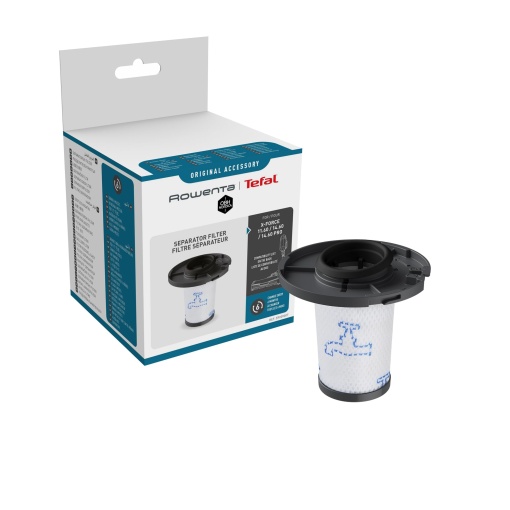 Filtru ZR009007 Rowenta | pentru aspirator fara fir X-Force Flex 14.60 / 15.60 | lavabil | Alb/Gri