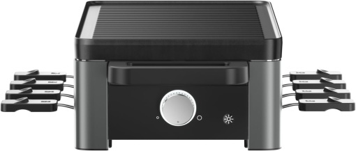 Gratar Raclette WMF Master 1500W 8 persoane control temperatura negru mat
