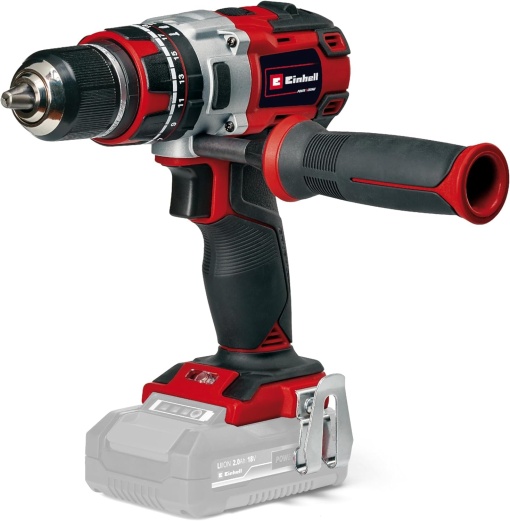Masina de gaurit combinata cu acumulator profesionala Einhell TP-CD 18/80 Li-i BL - Solo Power X-Change (18 V, fara perii, 80 Nm, functie de gaurire cu percutie, mandrina de gaurit de 13 mm, 2 viteze, fara baterie)