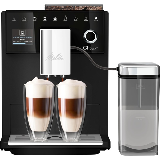 Melitta CI Touch - aparat de cafea complet automat cu sistem de lapte aparat de cafea cu rasnita de cafea integrata si spumant de lapte de exemplu esp