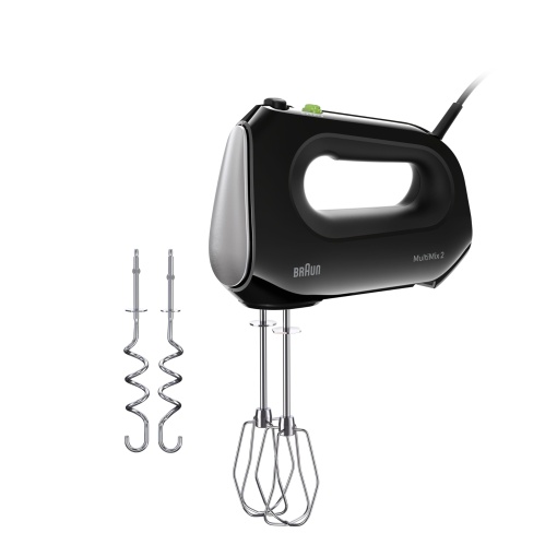 Mixer de mana Braun MultiMix 2 HM2110BK 500W 4 viteze Turbo Negru