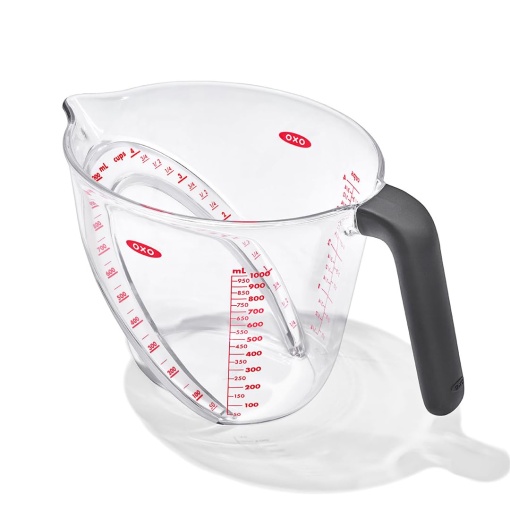OXO Good Grips Angled Measuring Cup Large, 1 L - Poate fi spalat in masina de spalat vase