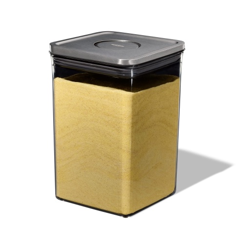 OXO Steel POP Container 42L Capac Etans Transparent si Stivuibil