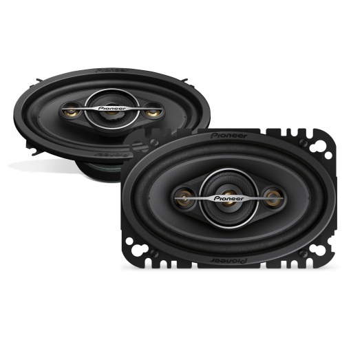 Pioneer TS-A4671F 4 x 6" 4 cai Coaxial Set de 2 difuzoare (210 W max. fiecare, 30 W sinusoidal), sunet puternic, eficienta ridicata, adancime de instalare de 42 mm, decupaj de instalare de 93 x 153 mm