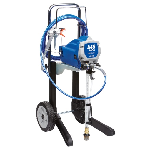 Pulverizator de vopsea airless Magnum by Graco 17C245 A45 ProPlus, unitate mobila puternica pentru proiecte private mari (debit 1,17 l/min, presiune maxima de pulverizare 207 bar)