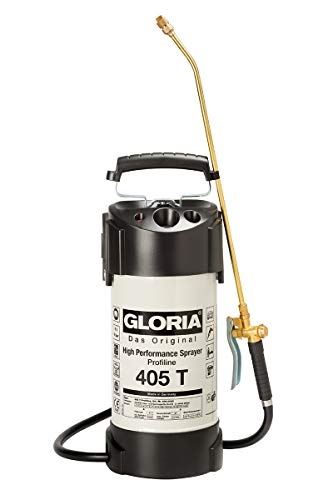 Pulverizator pentru sarcini grele GLORIA 405 T Profiline | Capacitate 5 L | Pulverizator profesional sub presiune din otel | Cu manometru cu indicator | 6 baruri | Rezistent la ulei