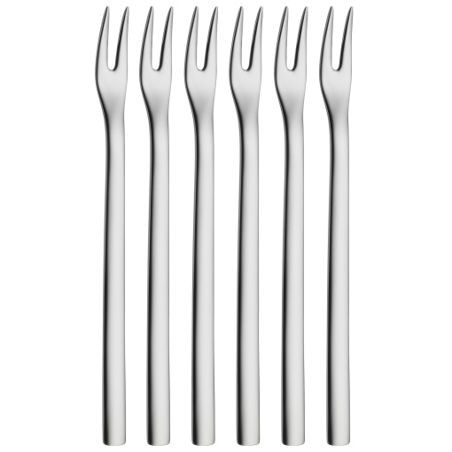 Set 6 Furculite pentru Bowle WMF Nuova 125 cm Cromargan Spalare la Masina