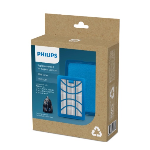 Set de filtre Philips FC800301 pentru aspiratoare Seria 7000 lavabile performanta optimizata