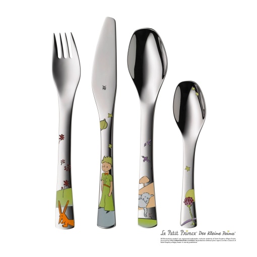 Set tacamuri pentru copii WMF Der kleine Prinz 4 piese otel inoxidabil design ergonomic