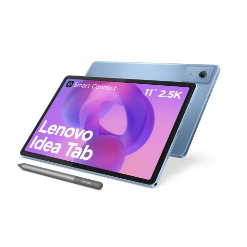 Tableta Lenovo Idea Tab Ecran LCD de 11 25K 1610 MediaTek Dimensity 6300 8 GB RAM 128 GB spatiu de stocare Android 15 Albastru polar incl Tab Pen