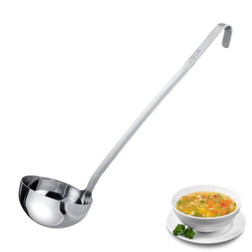 Westmark Schopfkelle Pro O 11 cm 350 ml din inox argintiu