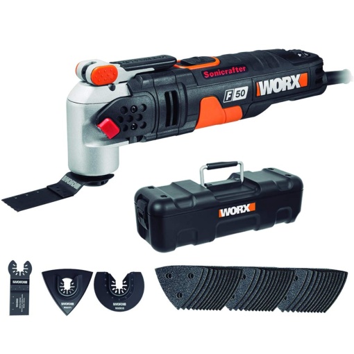 WORX WX681 Sonicrafter F50 Unealta multifunctionala 450w - pentru taiere lustruire slefuire si multe altele - Unelte multifunctionale incl adaptor pen