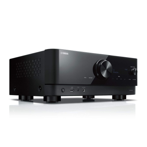 Yamaha Receiver RX-V4A - Receptor de retea cu sunet surround MusicCast functii specifice jocurilor si sisteme de control vocal - Talent complet cu 52