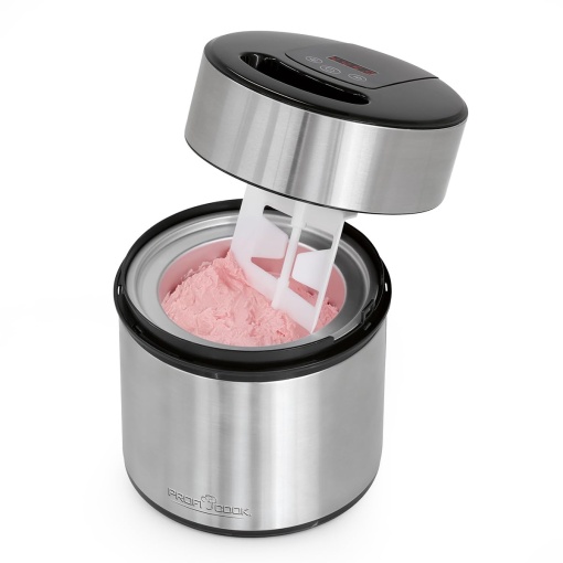 Aparat de inghetata si iaurt ProfiCookr Inghetata in 20 min pentru pana la 1800ml inghetata Masina de inghetata Soft Serve pentru casa cu cronometru A