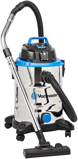 Aspirator umed si uscat Vacmaster VQ1530SFDC 3 in 1 Aspirator de podea, aspiratie puternica, port de scurgere a apei, otel inoxidabil 1500W 30L