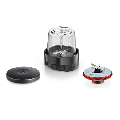 Bosch Accesorii MUZS68CG set tocator universal zdrobire cuburi de gheata boabe de cafea pentru tocarea legumelor fructelor carnii pentru robot de buca