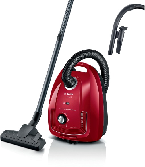 BOSCH GL38 - Aspirator cu sac - 600 W - 79 dB - (H) EPA - 10 m - sac 4 l - Variator de alimentare