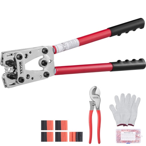Cleste de sertizat VEVOR HS-30RHS-D1 6-50 mm2 cu accesorii complete