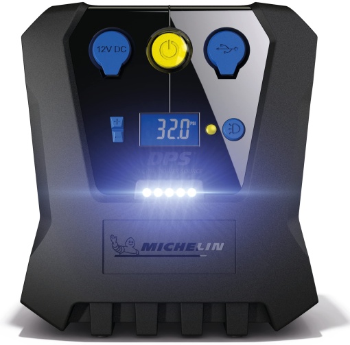 Compresor de aer digital MICHELIN 12V pentru masina | Programabil, compact si precis | Compresor de presiune in anvelope pentru masina, motocicleta, rulota si bicicleta