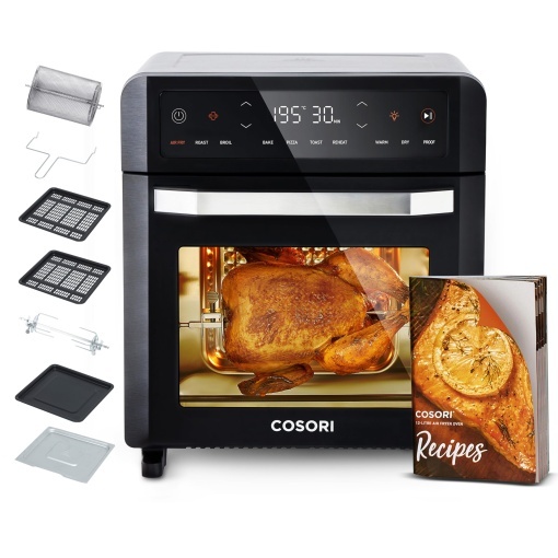 COSORI Air Fryer 12L 11 functii multiple deshidratare functie de impermeabilizare incalzire dubla fereastra de vizualizare Airfryer XXL cuptor cu conv