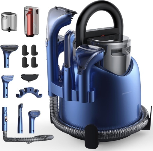 Deerma DEM-BY200 Aspirator si aspirator portabil 2-in-1 putere 900W 5 perii speciale - Pentru curatarea profunda a podelelor dure si a textilelor