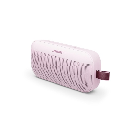 Difuzor portabil Bluetooth Bose SoundLink Flex (a 2-a generatie), difuzor de exterior, rezistent la apa si praf, cu sunet realist, pana la 12 ore de viata a bateriei, Petal Pink - Editie limitata