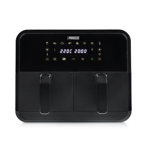 Friteuza cu aer cald Princess 182068 2 cosuri de 4L 8 programe Touchscreen 2400W