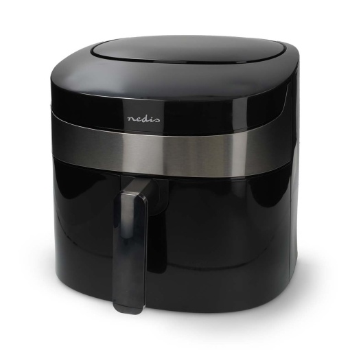 Friteuza cu aer Nedis SmartLife - Wi-Fi - 7,2 l - Temporizator: 240 min - Numar de programe presetate: 8 - Digital - Android/IOS - Negru